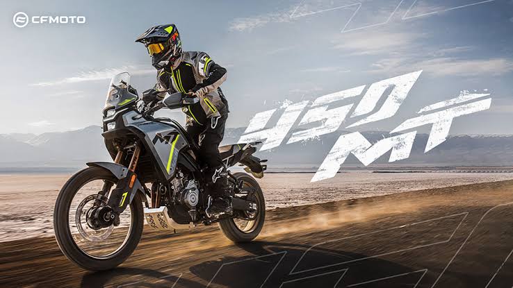 CFMoto 450MT adventure motorcycle for rent in Lima, Peru